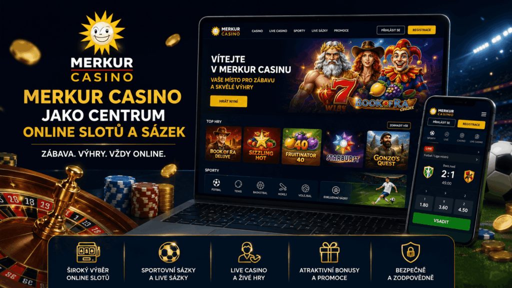 Merkur Casino jako centrum online slotů a sázek